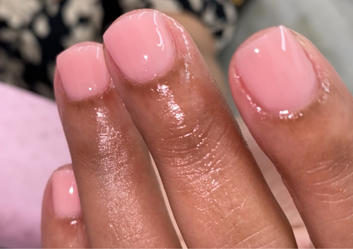 GEL MANICURE W/ RUBBER BASE