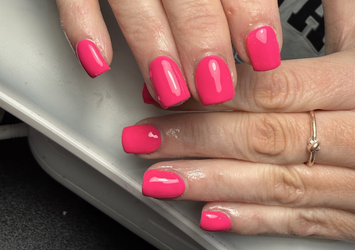 Biab infill with one gel colour