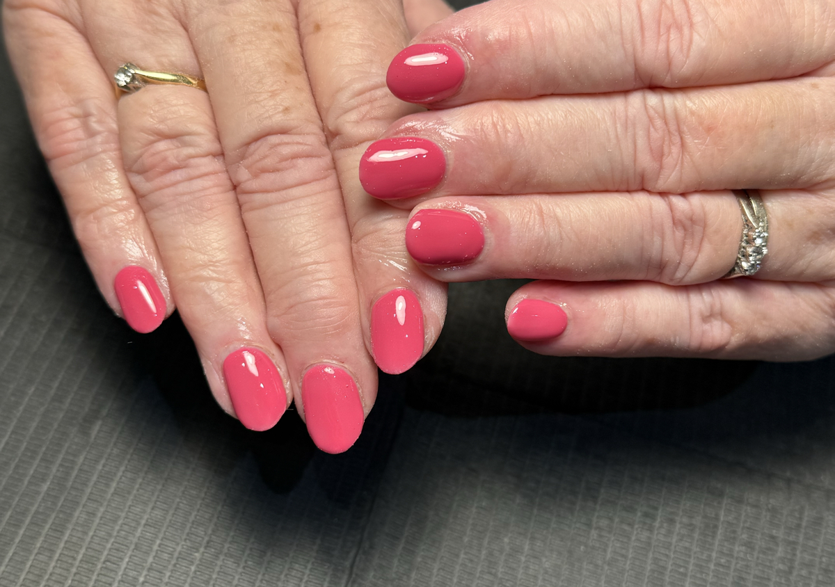 Gel Polish fingers ( no previous gel)