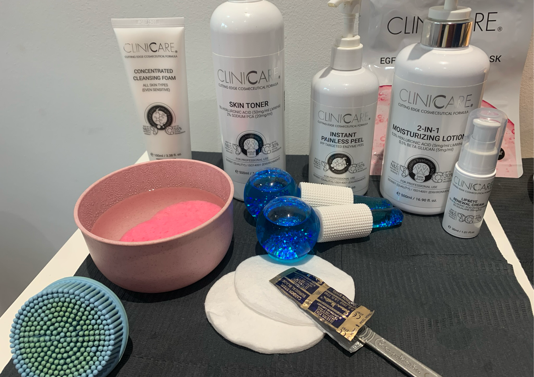 Deluxe Cliniccare Dermaplaning Facial, Enzyme Peel & Face Mask