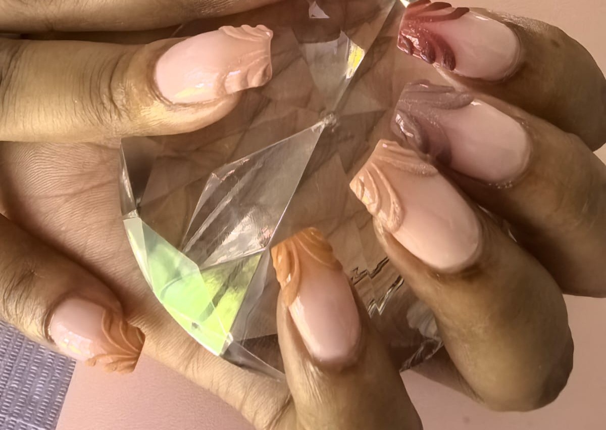 Poly gel + gel overly