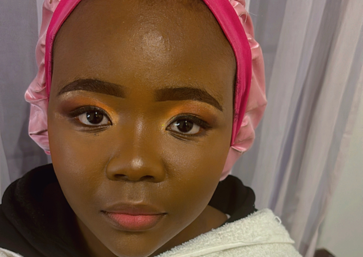 Full facebeat with lashes 