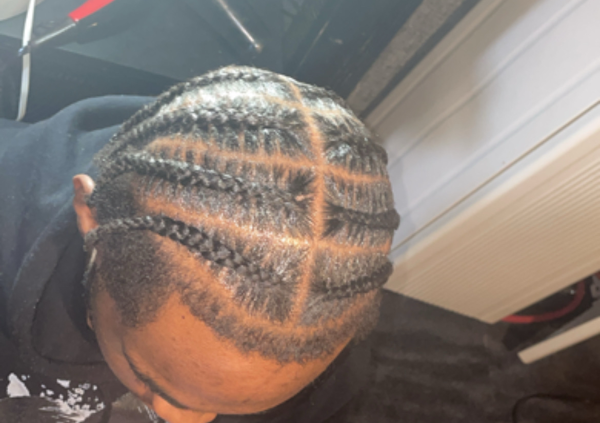 Stitch cornrows