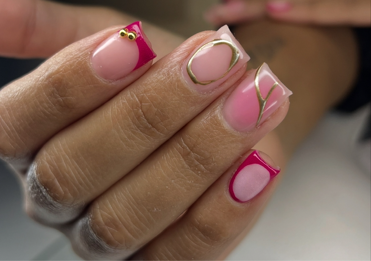 Builder gel manicure 