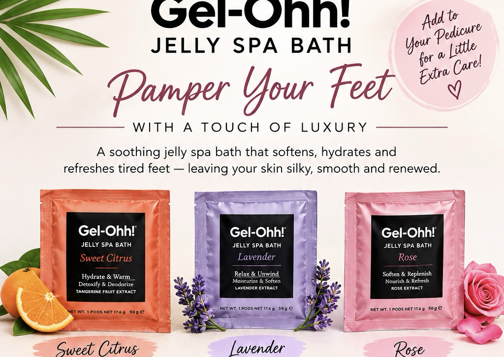REGULAR PEDICURE + JELLY SPA  
