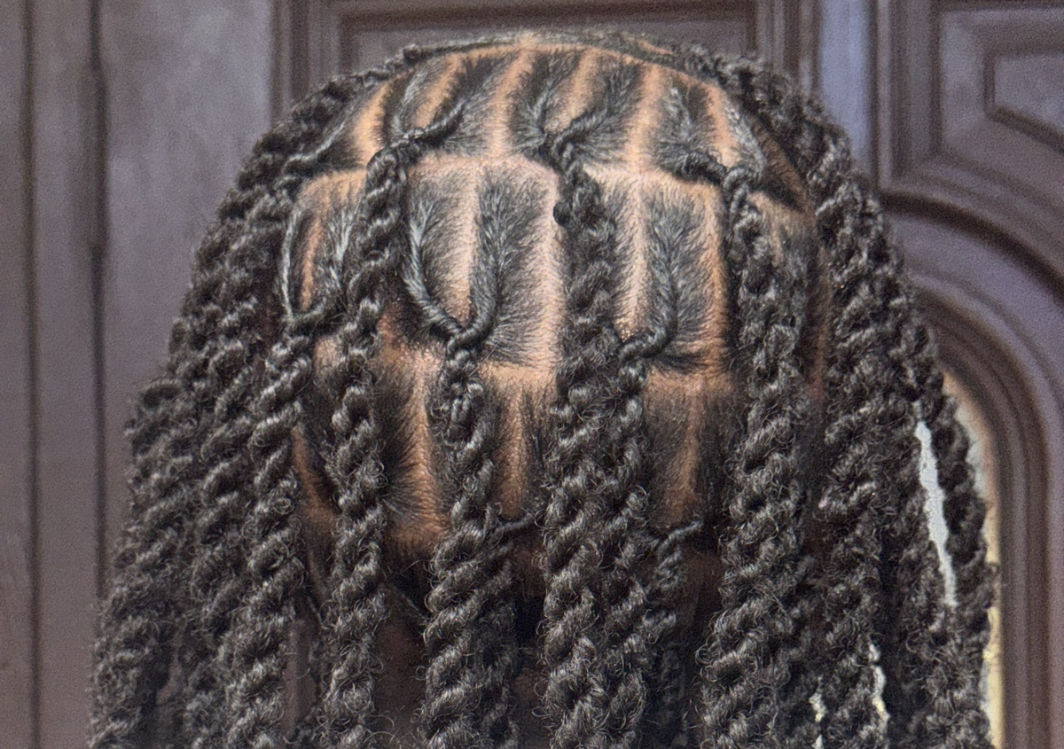 Instant locs  with hair