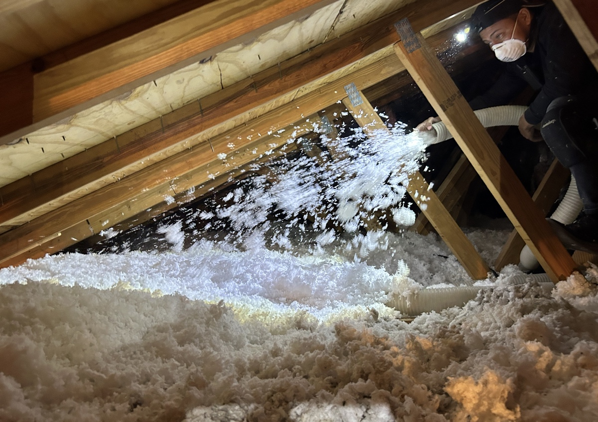 Attic Insulation Installation (4/4)