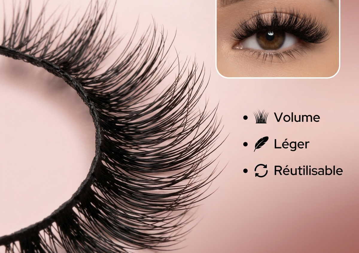 Bandes de Faux Cils  ( Lots de faux cils )