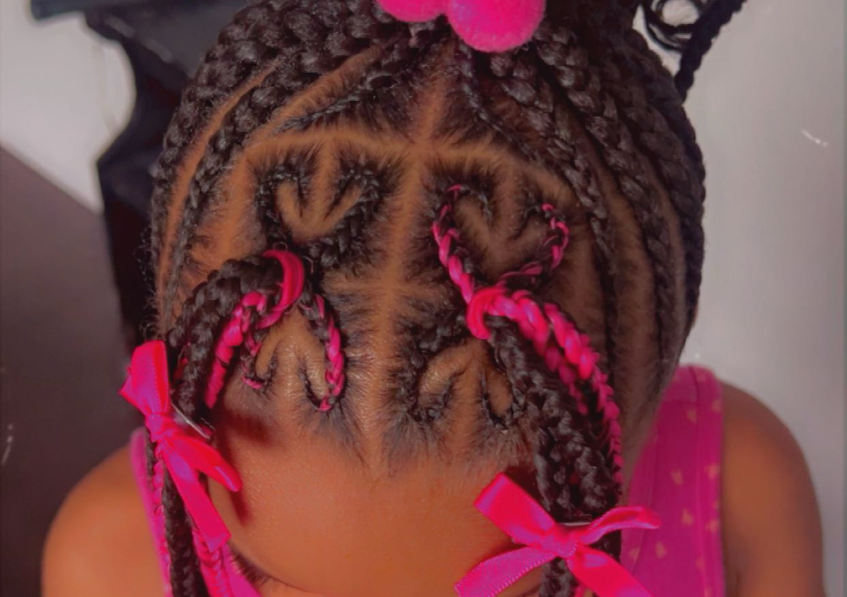 Kids Braids w/ Weave (and/or beads) (4/4)