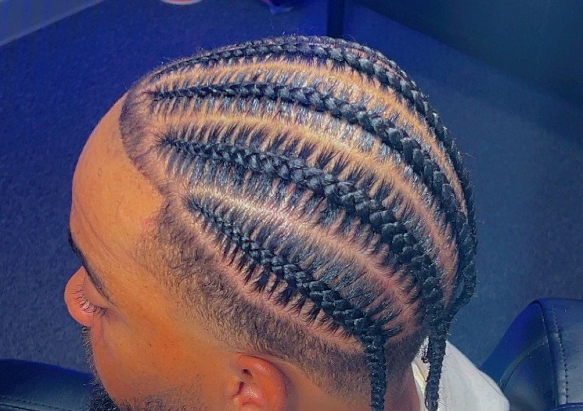 cornrow w/ design (4/5)