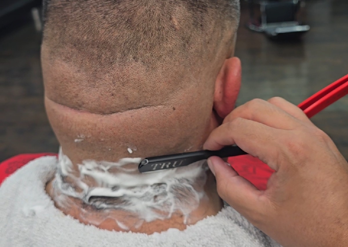 Hot Neck Shave