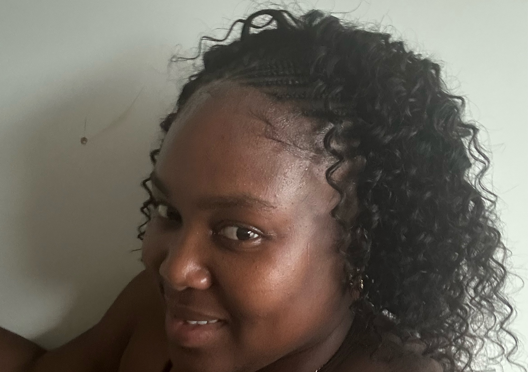 Half Up and Half Down Quick Weave