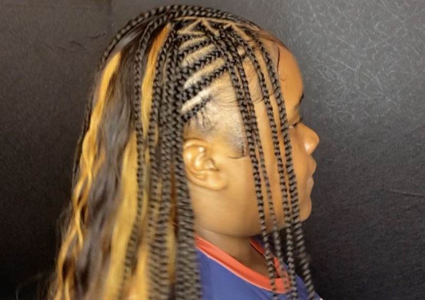 Tribal braids/quick weave 