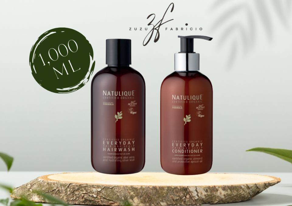 1,000 ml- KIT Everyday Hair Wash-NATULIQUE- Shampoo & Acondicionador