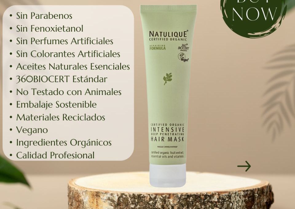 100 ml NATULIQUE Mascarilla Capilar Intensiva Certificada Orgánica