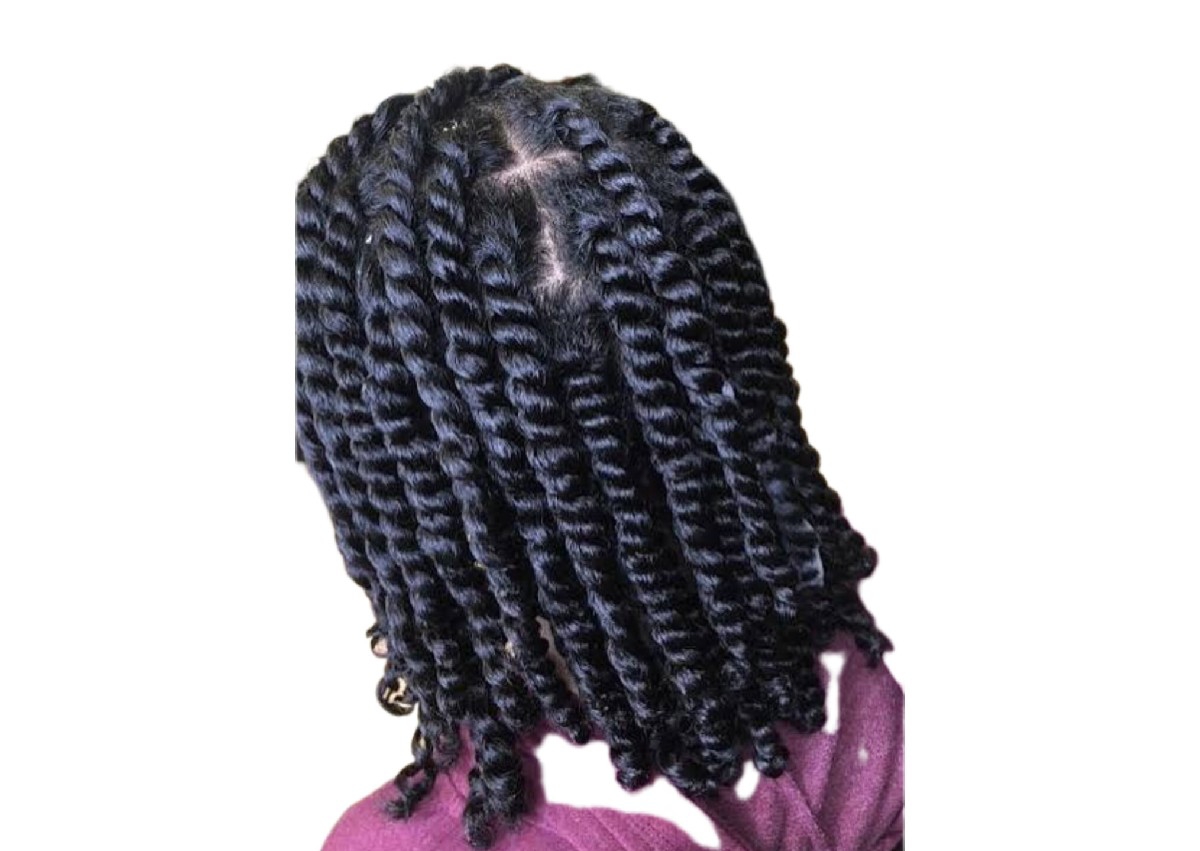 Chunky juicy twists hairstyle 
