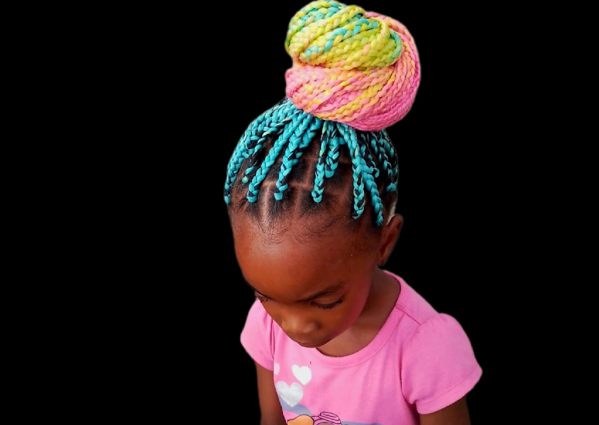 Kiddies box braids