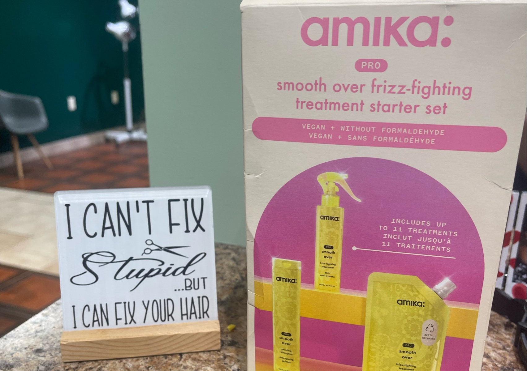 Keratin smoothing treatment