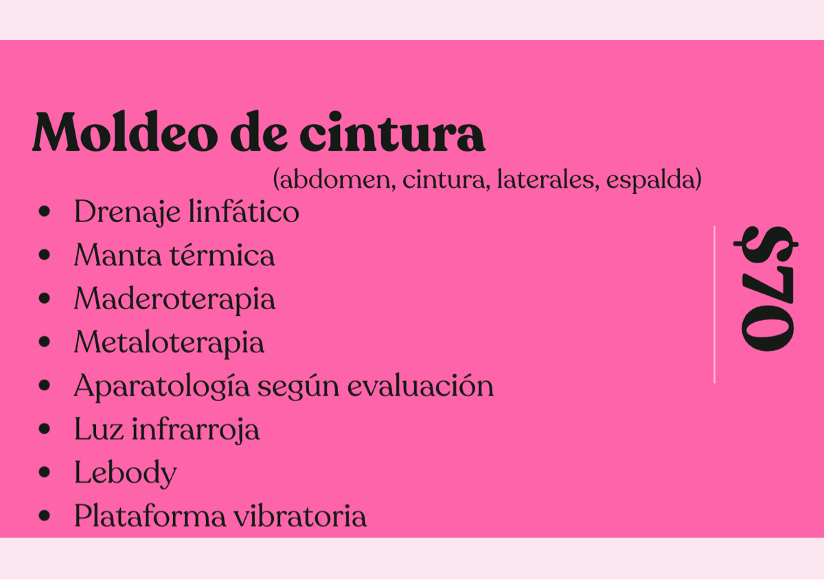 Moldeo de cintura Power| 1sesion