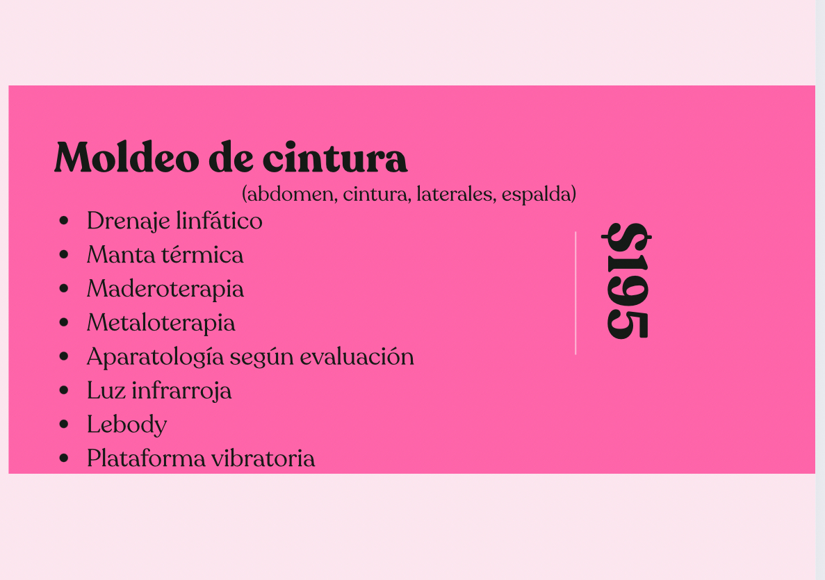 Moldeo de cintura Power| 3 sesiones