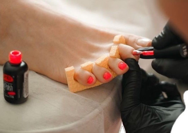 Esmaltado en Gel  (Pies)