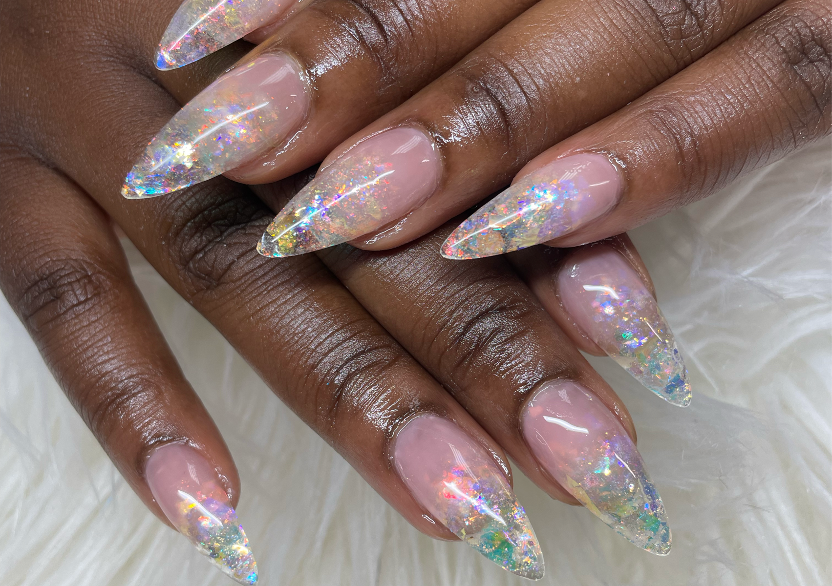 🌹Glitter Encapsulated long to XL