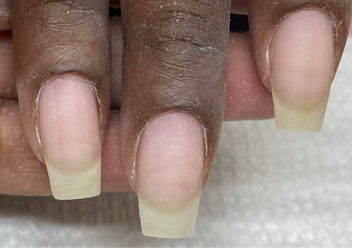 Gel Overlay ( Soft Gel Over You’re Natural Nails) Short To Medium Length