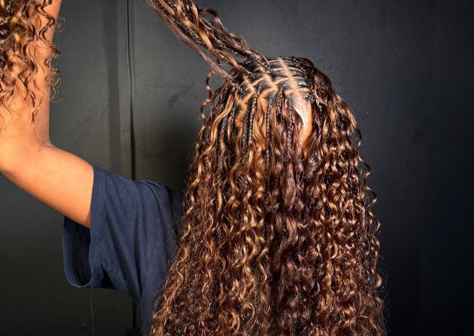 Human Hair S-medium Boho Braids