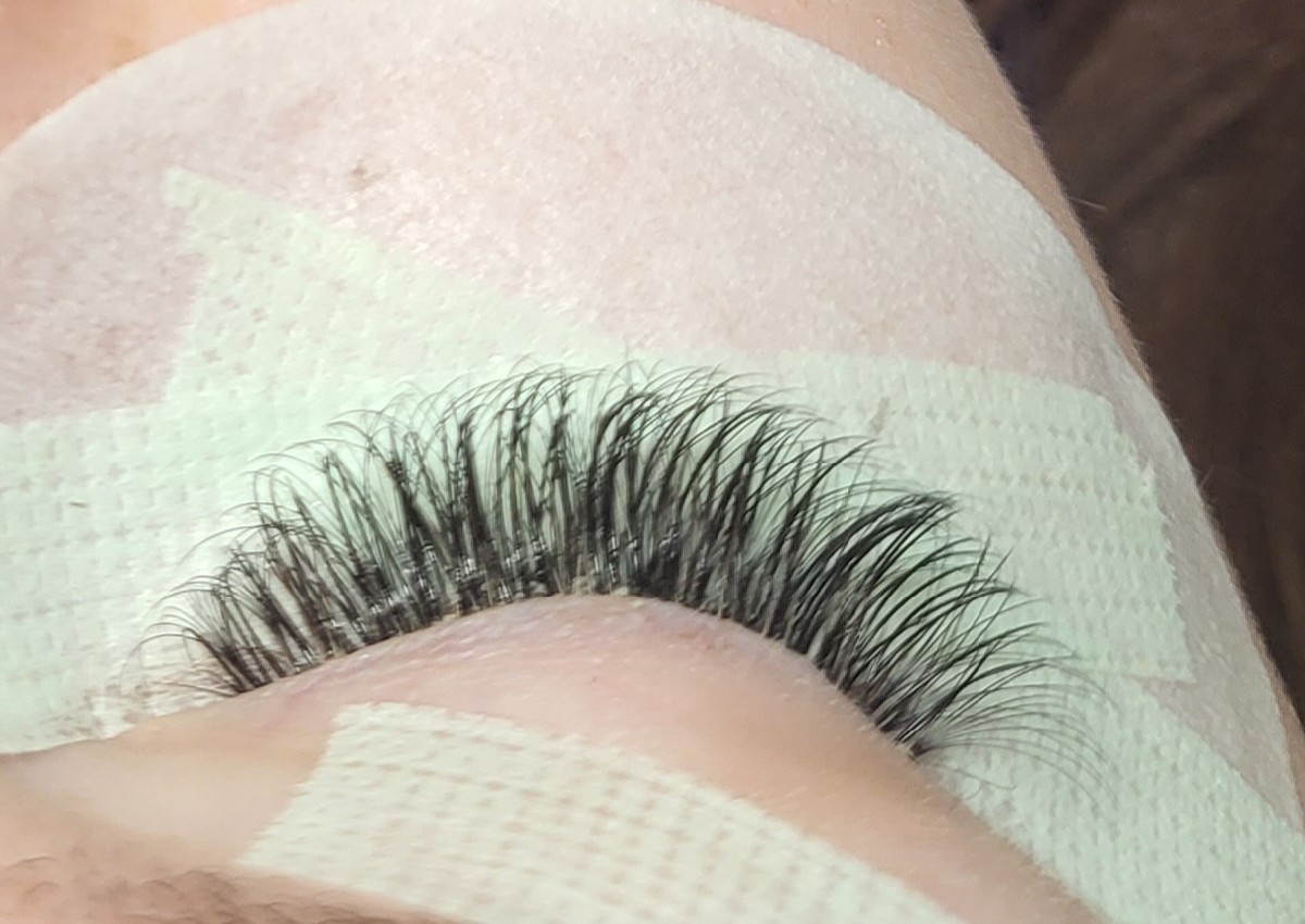 Full set hybrid lashes