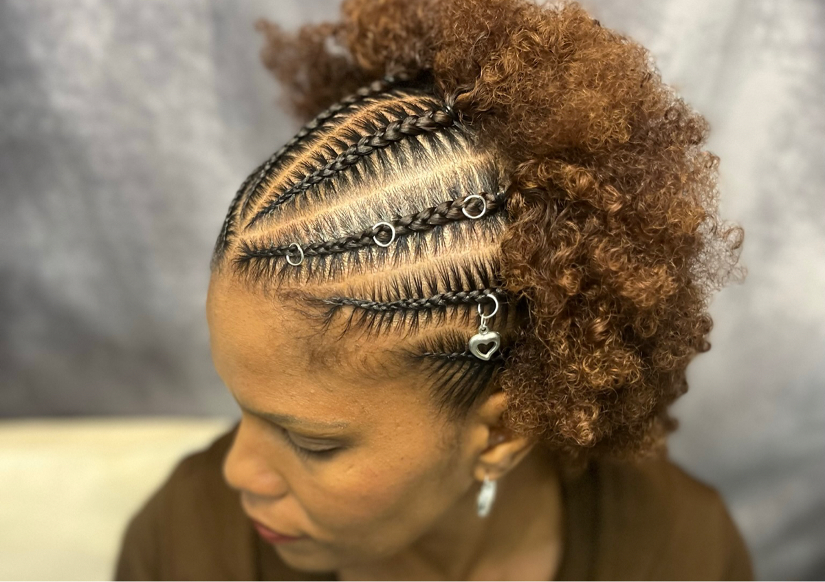 6-8 trenzas frontales