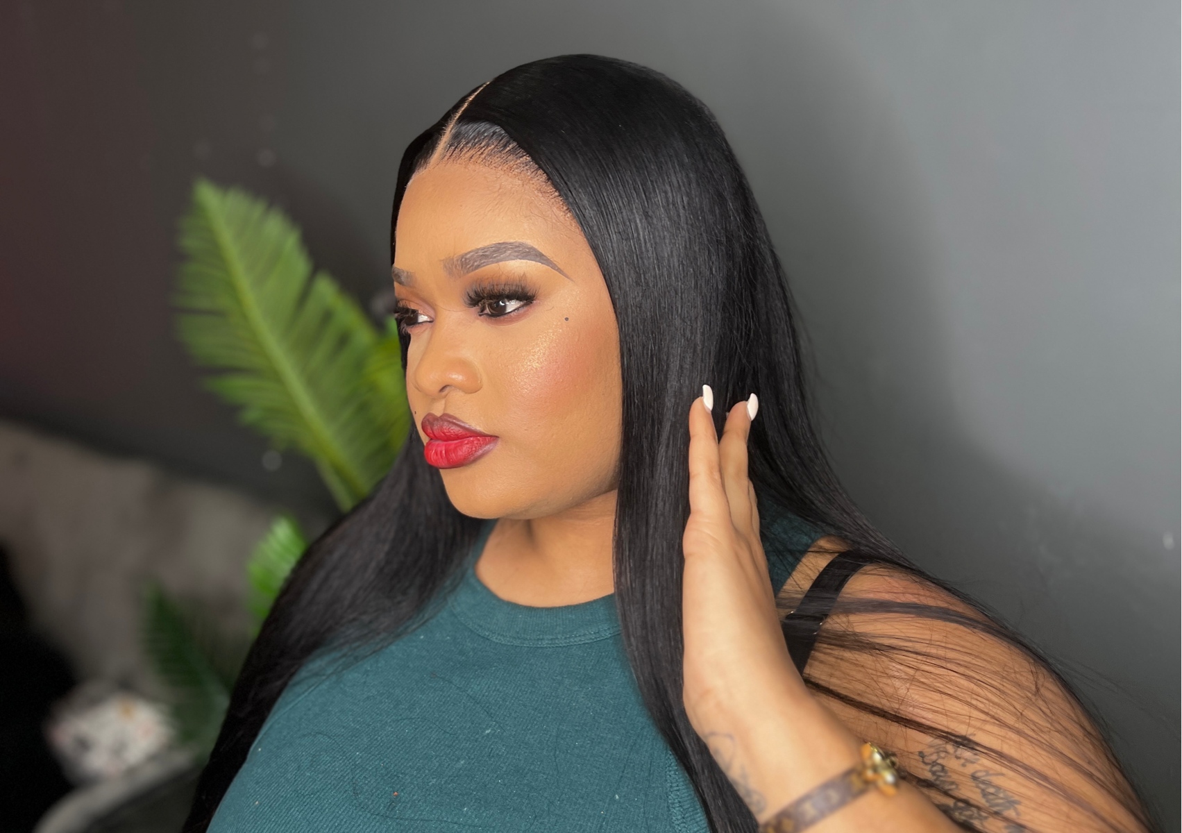 Lace frontal installation 