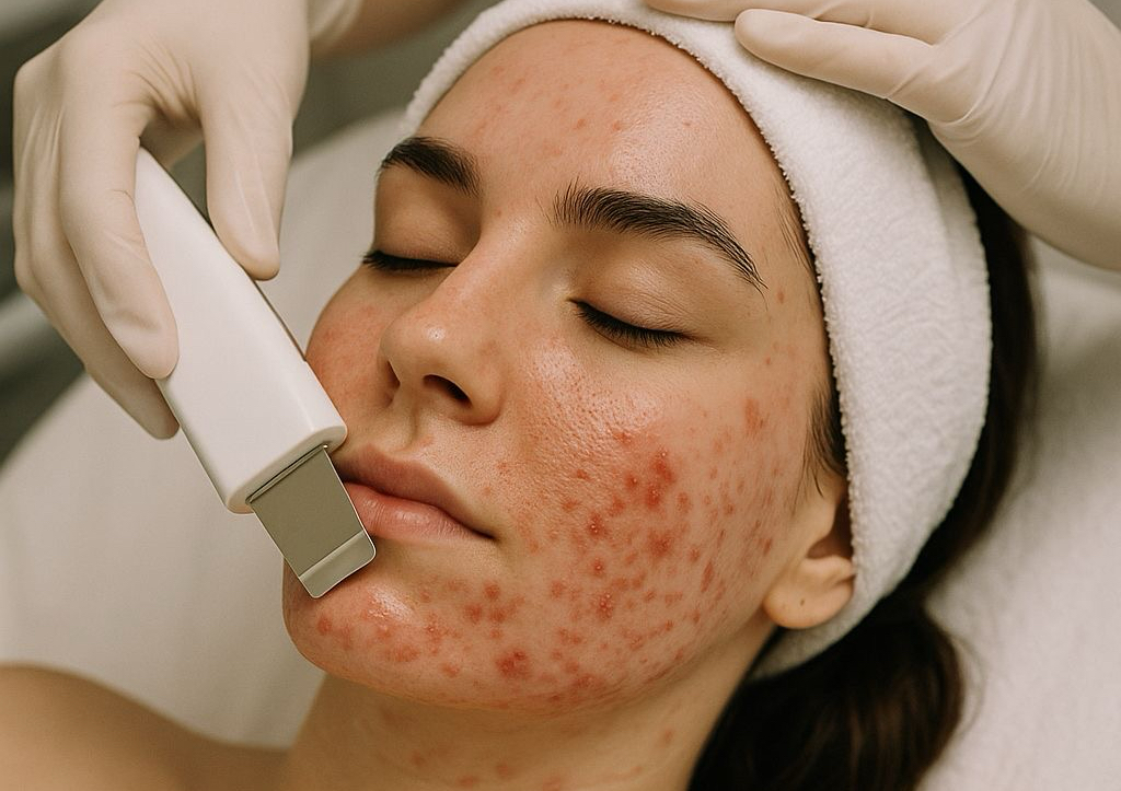 Limpeza facial profunda (acne)