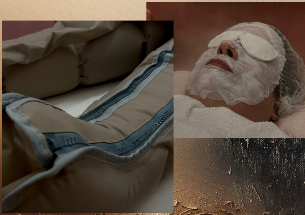 Combo limpeza de rosto + pressoterapia corporal