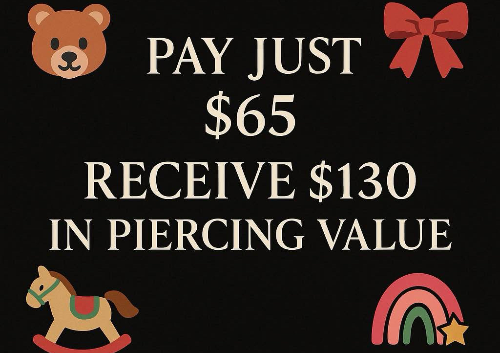 2 sets for $65 kids lobes originally $130