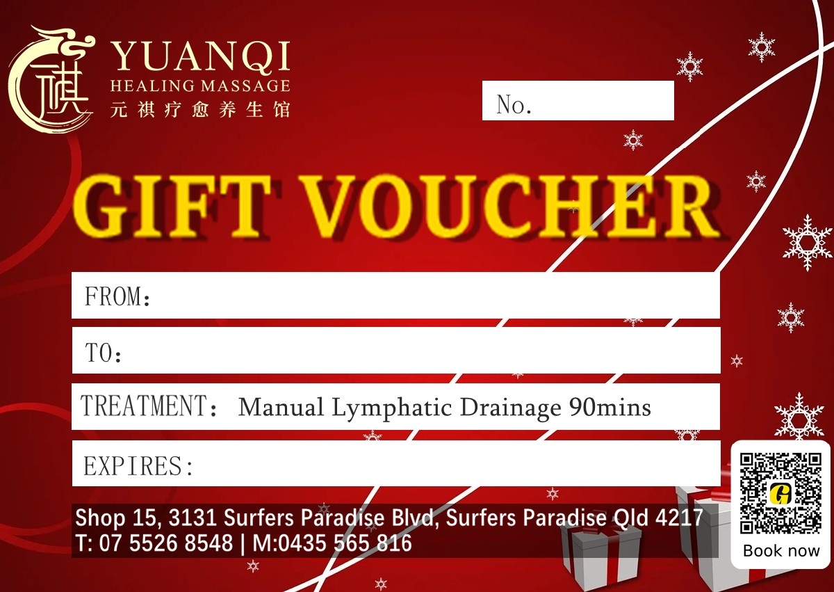 Gift Voucher - Manual Lymphatic Drainage 90 mins