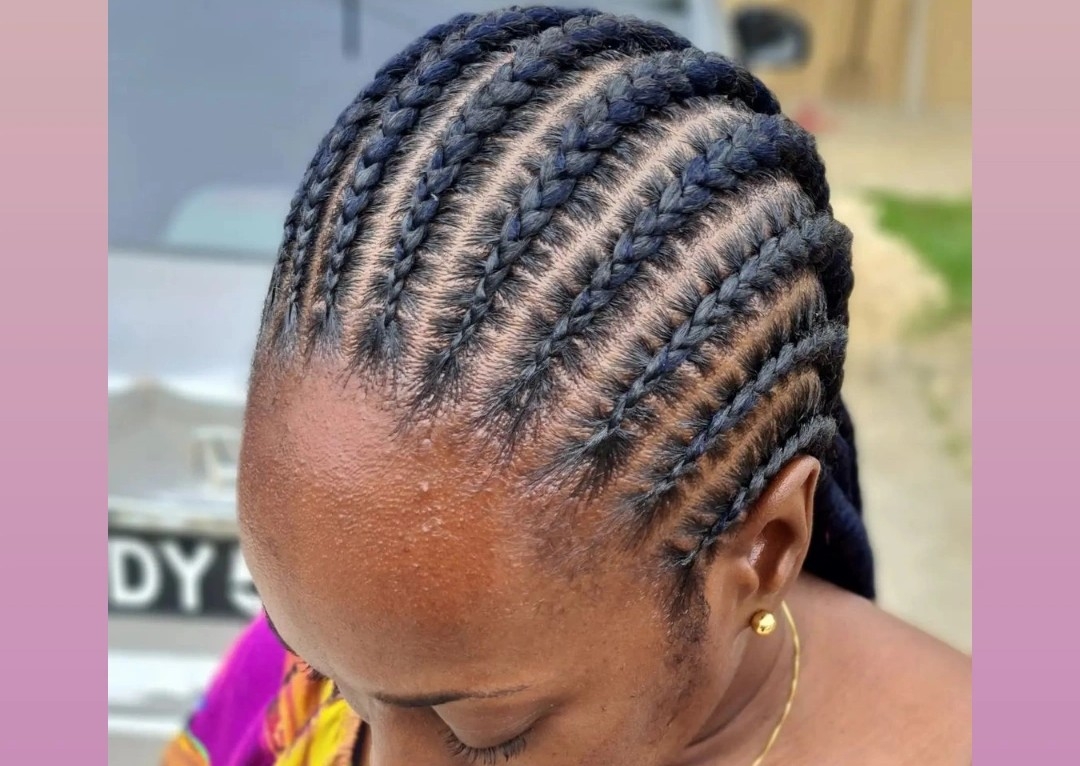 Medium Cornrows- Lower Back
