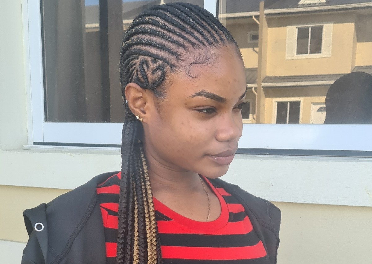 Small Cornrows- Lower Back