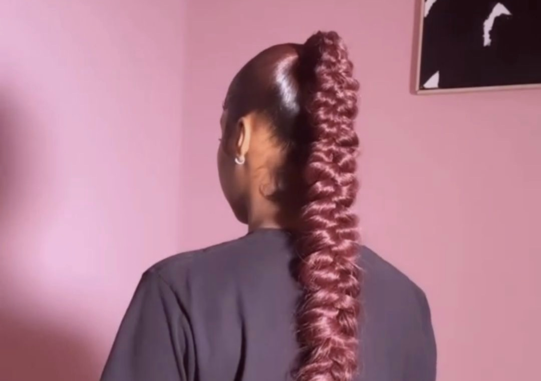 Butterfly braid Ponytail