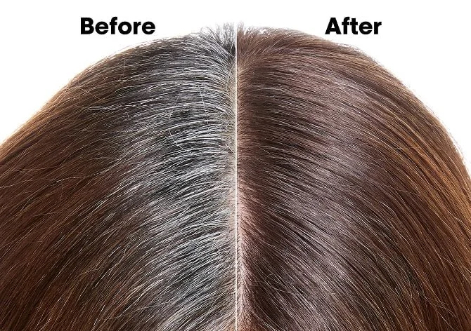 Grey Coverage Retouch