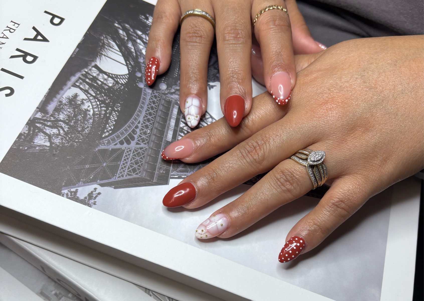 acrylic with gel color
