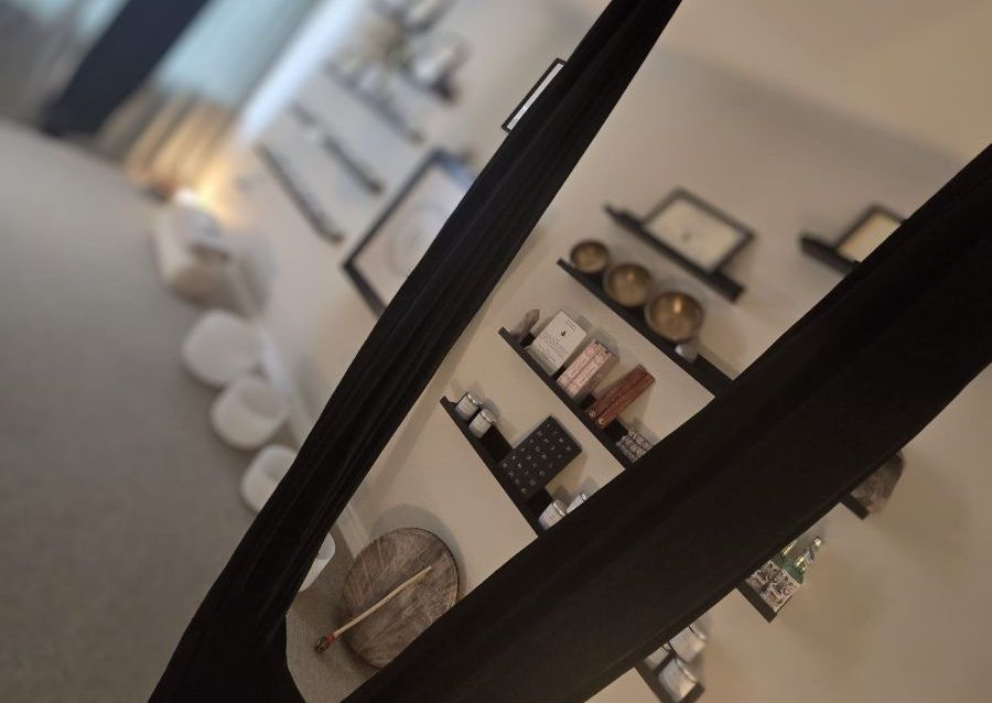 Float Experience for 1 | Sonic Journey Sound Bath floating in an Aerial Yoga Silk Hammock