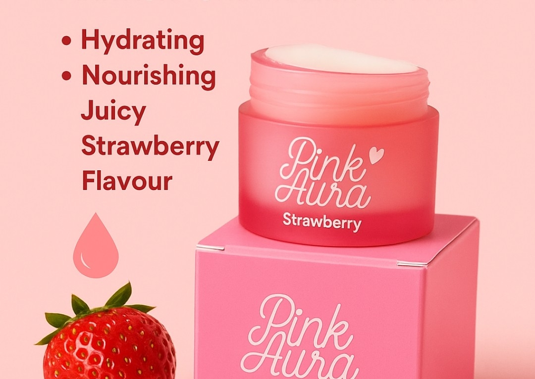 Strawberry hydrating lip balm