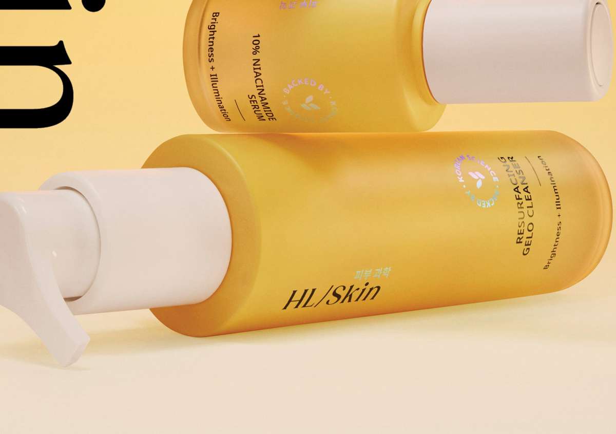 Detergente levigante linea HL Skin coreana