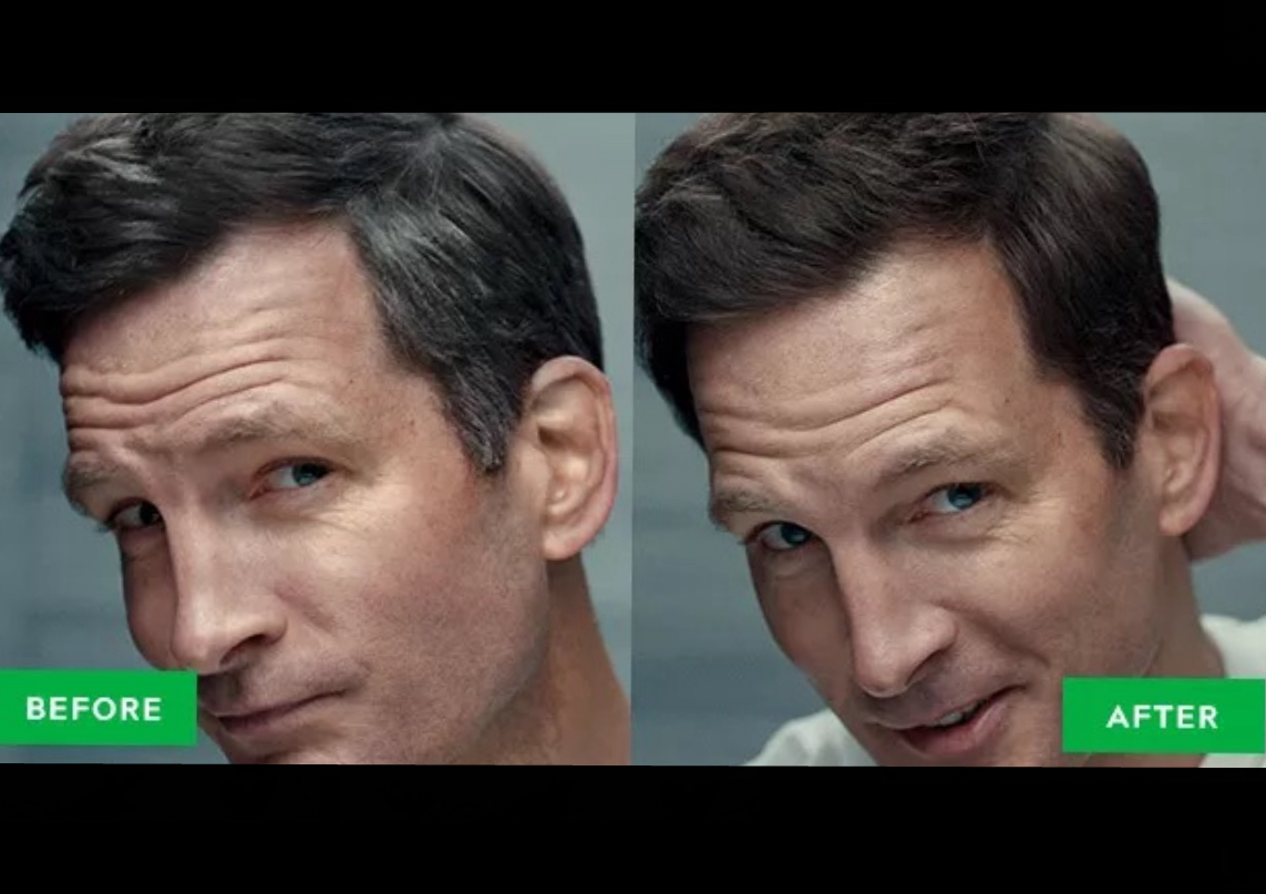 Hair color dark brown /black 