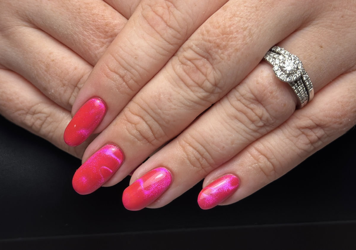 Builder gel overlay PAINTED (2/2)