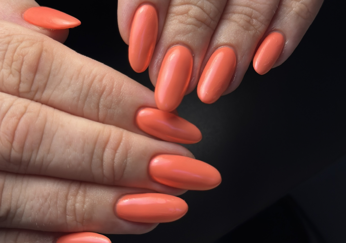 Builder gel overlay PAINTED (1/2)