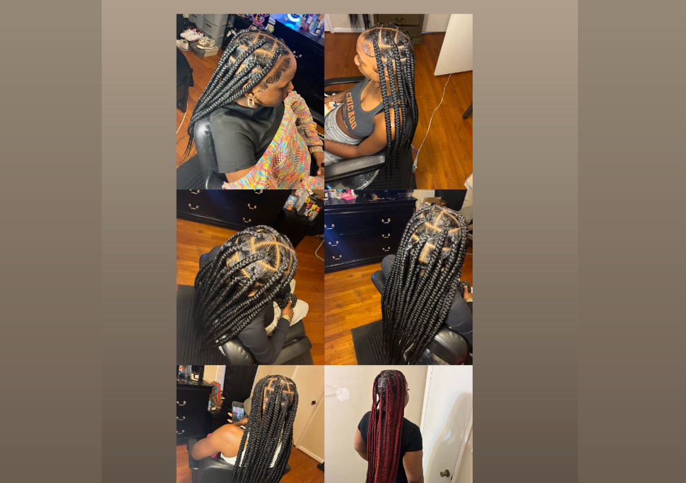 knotless braids (large)