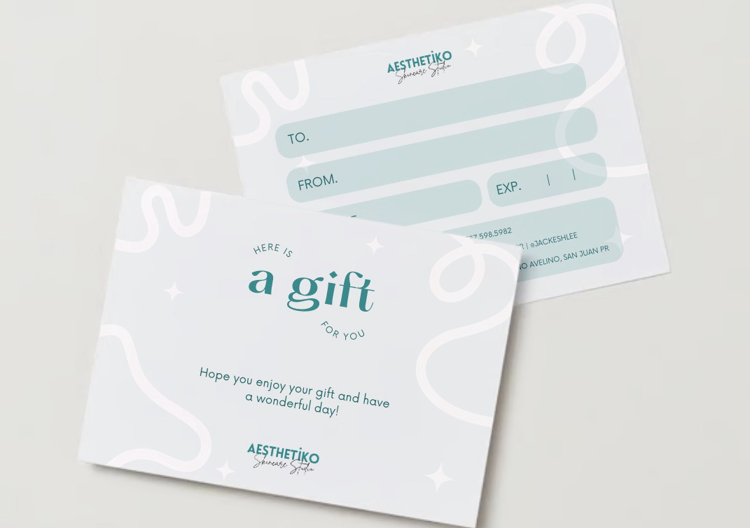 Certificado de regalo 