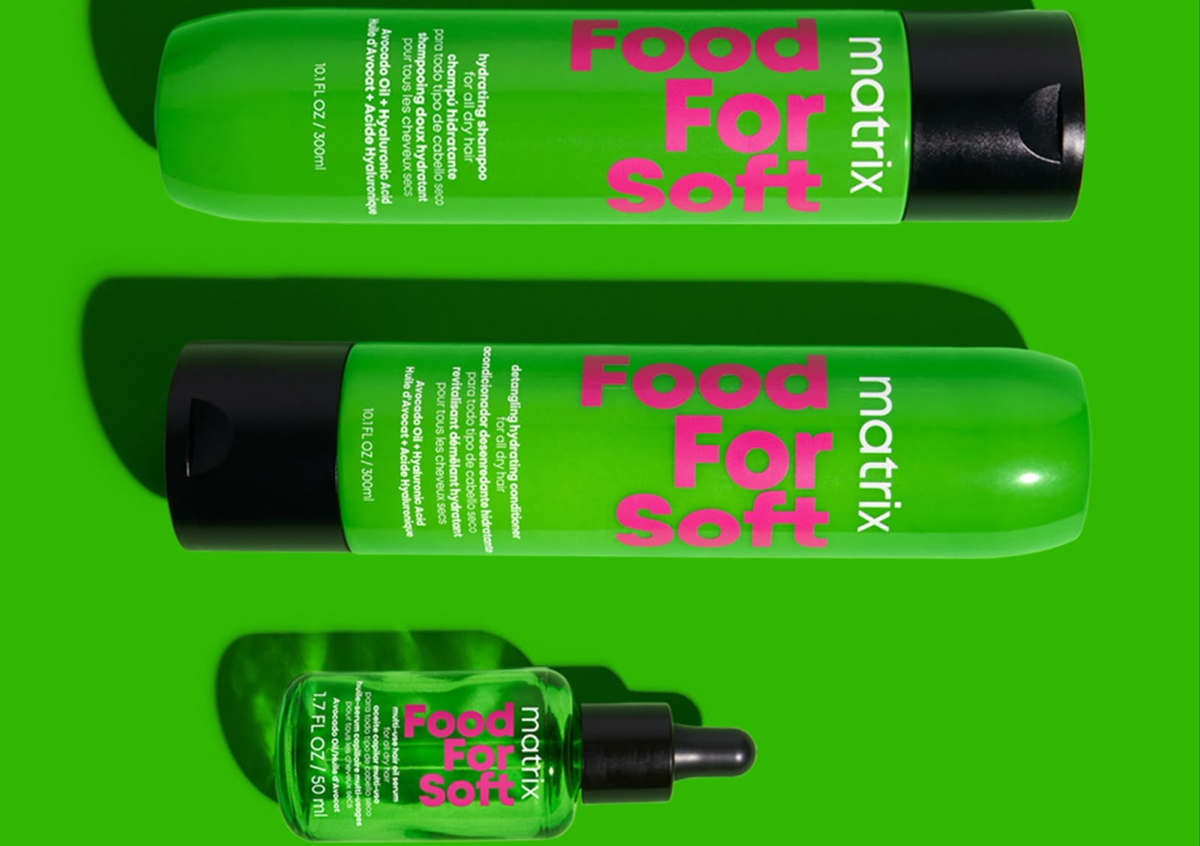 Food for soft shampoo, conditioner & oil