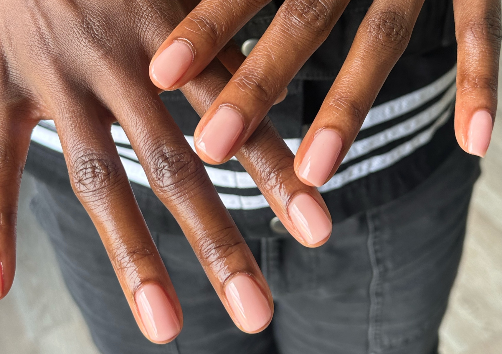 BIAB infill (my own work) - top coat only